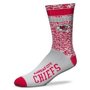 🆕🏈 KANSAS CITY CHIEFS RETRO DEUCE CREW SOCKS - MEN - NFL